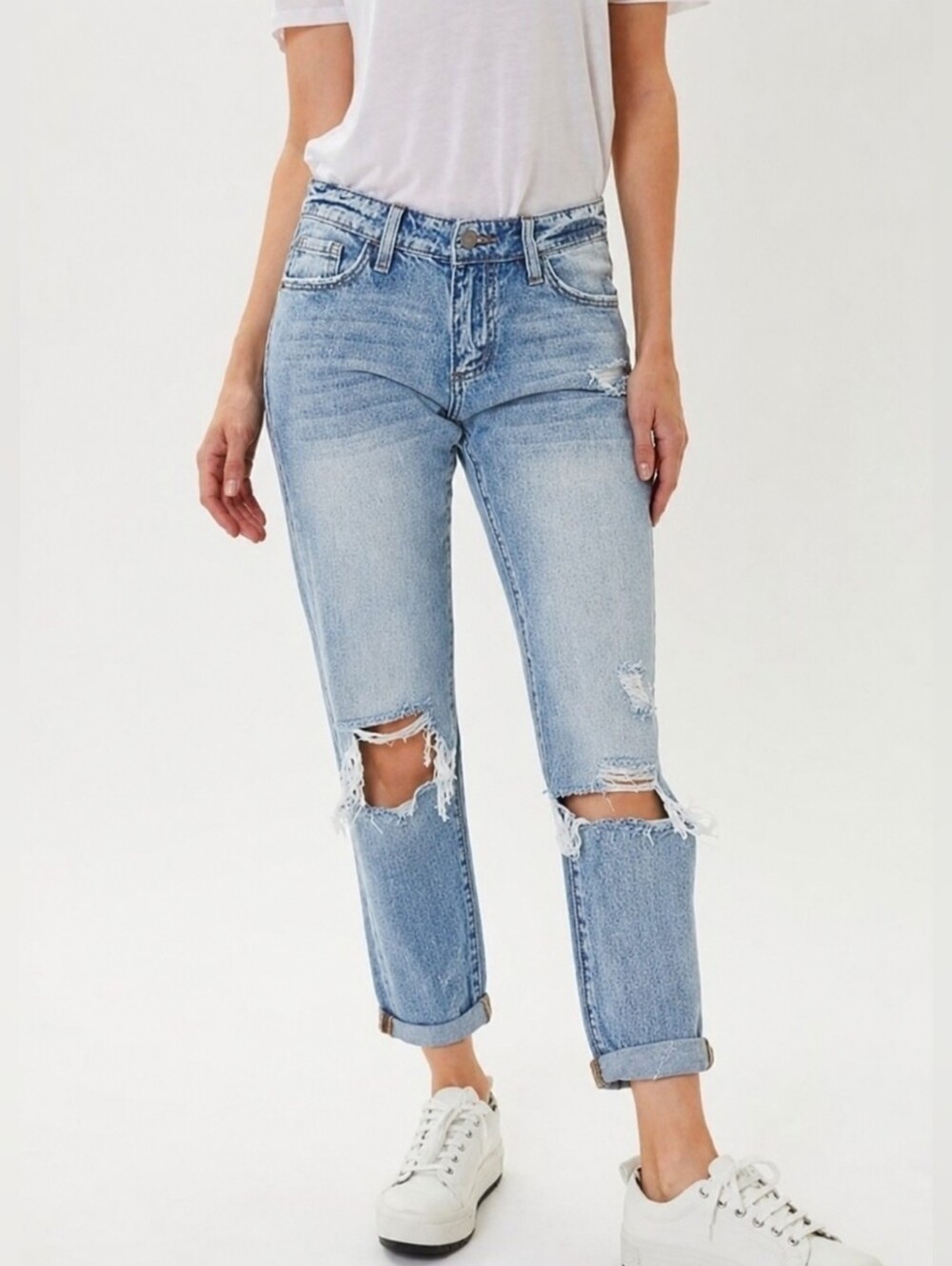 ❤️ NATURE DENIM MID RISE BOYFRIEND JEANS, 0 (25)